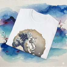 Load image into Gallery viewer, Appa Japanese Art Circle The Great Wave Off Kanagawa - T-Shirt Unisex