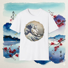 Load image into Gallery viewer, Appa Japanese Art Circle The Great Wave Off Kanagawa - T-Shirt Unisex