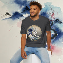 Load image into Gallery viewer, Appa Japanese Art Circle The Great Wave Off Kanagawa - T-Shirt Unisex