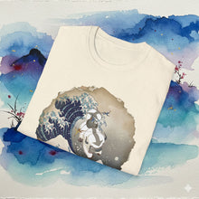 Load image into Gallery viewer, Appa Japanese Art Circle The Great Wave Off Kanagawa - T-Shirt Unisex