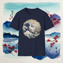 Load image into Gallery viewer, Appa Japanese Art Circle The Great Wave Off Kanagawa - T-Shirt Unisex