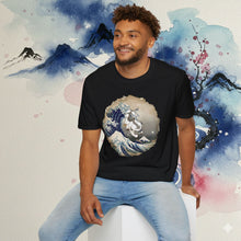 Load image into Gallery viewer, Appa Japanese Art Circle The Great Wave Off Kanagawa - T-Shirt Unisex