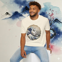 Load image into Gallery viewer, Appa Japanese Art Circle The Great Wave Off Kanagawa - T-Shirt Unisex
