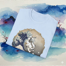 Load image into Gallery viewer, Appa Japanese Art Circle The Great Wave Off Kanagawa - T-Shirt Unisex
