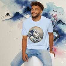 Load image into Gallery viewer, Appa Japanese Art Circle The Great Wave Off Kanagawa - T-Shirt Unisex
