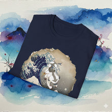 Load image into Gallery viewer, Appa Japanese Art Circle The Great Wave Off Kanagawa - T-Shirt Unisex

