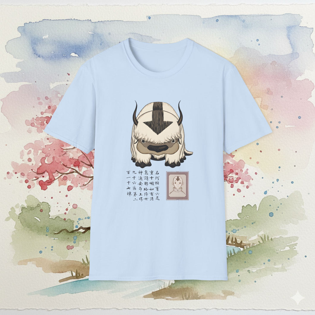 Appa The Flying Bison Wanted Poster T-Shirt Unisex