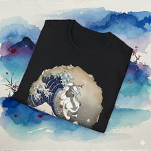 Load image into Gallery viewer, Appa Japanese Art Circle The Great Wave Off Kanagawa - T-Shirt Unisex
